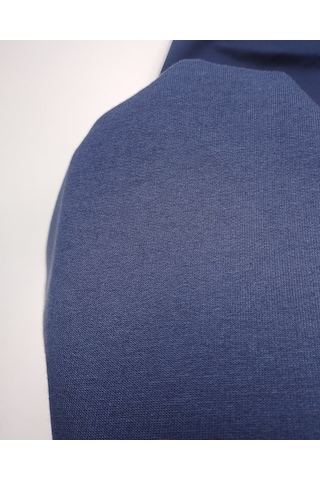 Lacivert 2 İplik Penye Kumaş Sıkı Örgülü Diz Yapmaz Sweatlik & Eşofmanlık En: 160cm-11964