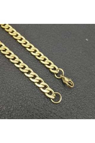 Chavin Figaro Yassı 60 Cm. 7Mm. Çelik Erkek Zincir Du15-7 (478257264) Altın