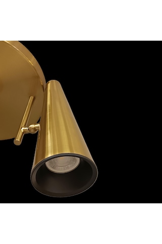 Selenora Üçlü Gold Plafonyer Avize Gold