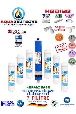 Elegance Beyaz Siyah 7 Filitre 14 Aşama 8 Litre Alkali Mineral Ve