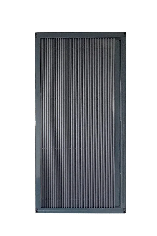 Plise Akordiyon Sürme Kapı İstenilen Ölçüde Yapılır Max 110x240 Antrasit Perde En 110'a Kadar / Boy 240'a Kadar.