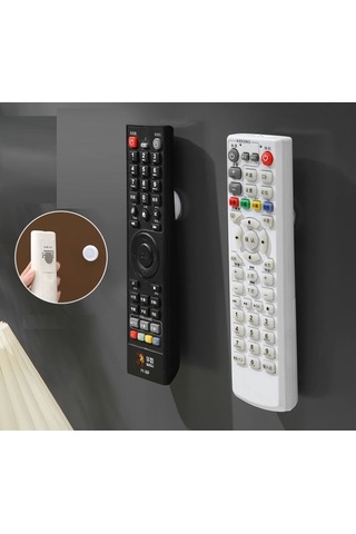 Yapışkanlı Duvar Organizeri Mıknatıslı Kumanda Telefon Tutucu Yatak Odası Organizer Masaüstü Düzen