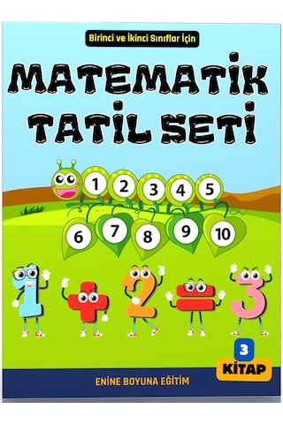 Birinci Ve İkinci Sınıflar İçin Matematik Tatil Seti 3 Kitap