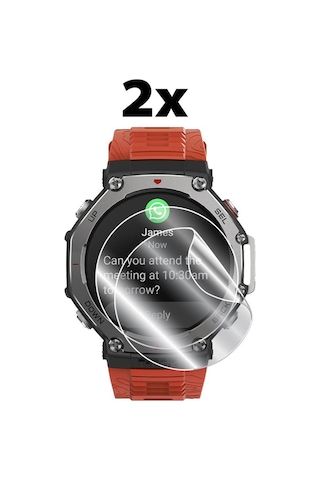 Amazfit T-rex 3 İle Uyumlu Ipg Hydrogel Ekran Koruyucu 2 Adet
