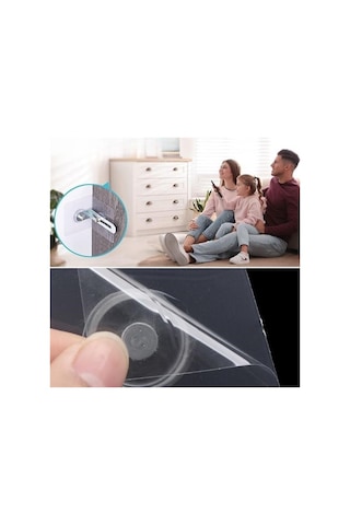 Ams Net Deprem İçin Ultra Dayanıklı Çivisiz Duvarı Delmeden Ayarlanabilir Eşya Sabitleyici Aparat Gri