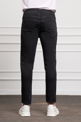 Erkek Siyah Jean Slim Fit Dark Kesim Pantolon 25ms003020001 Siyah Siyah