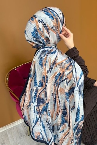 Mimiyum Perla Şal- Sarmal Desen - Model 1 Çok Renkli