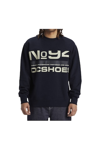 Dc Dc Static 94 Crew Erkek Mavi Fleece 12818 Lacivert