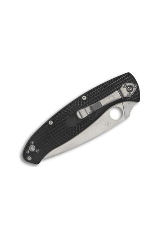 Spyderco Resilience Black Lightweight Plainedge Kamp Çakı Siyah