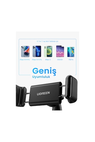Ugreen Araç Gövde Üstü Klipsli Araç İçi Telefon Tutucu, 60796