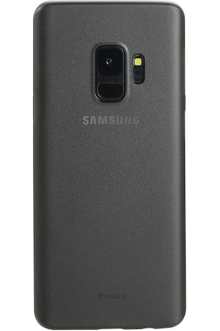 Galaxy Uyumlu S9 Kılıf Lollipop İnce Pürüzsüz Mat Yüzey Kılıf Transparan Siyah Transparan Siyah