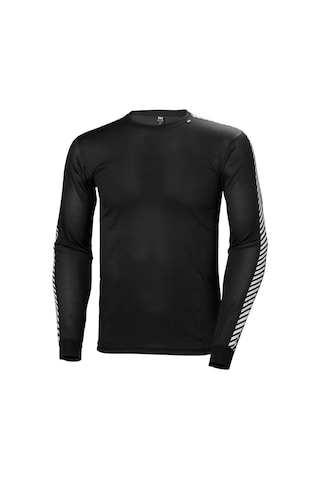 Helly Hansen HH Lifa Stripe Crew Erkek Termal Üst İçlik Siyah