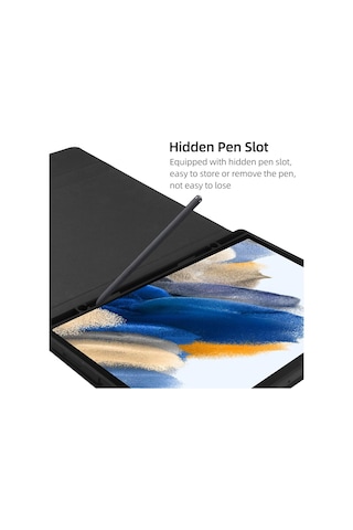 Taşınabilir Ayarlanabilir Tablet Koruyucu Kılıf, Samsung Tab S6 Lite 10.4/p610/p615 İle Uyumlu Bt Klavye Ve Kalem Yuvası, Pembe