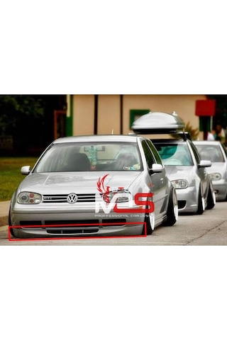 Vw Golf Mk4 25. Yıl Ön Tampon Eki Karlık Fiberglass Boyasız