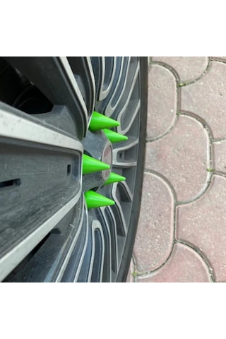Sivri Mermi Bijon Kapağı Sökme Aparatlı Yeşil 17 Mm