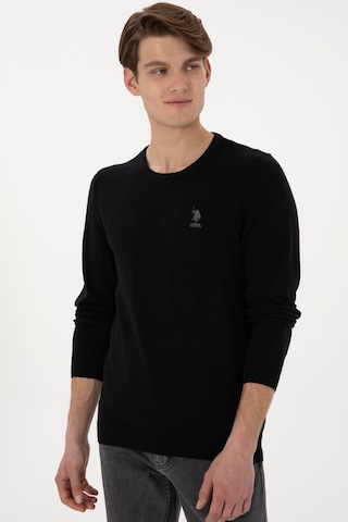 U.s. Polo Assn. Erkek Siyah Kazak /triko 50288880-vr046 Siyah