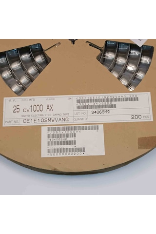 Ce1e102mwvang 1000mf 25v 12.5x15 Smd Kondansatör 25 Adet