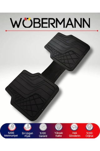 Wöbermann Universal Oto Paspas Kaymaz Tabanlı, Koku Yapmayan, Esnek Ve Dayanıklı Tüm Araçlara Uyumlu