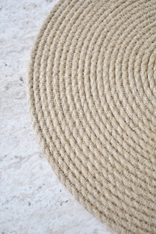 Vilinze Hasır Jüt Ip Runner / Supla / Amerikan Servis - 60x60 Cm Runner6060d-jut