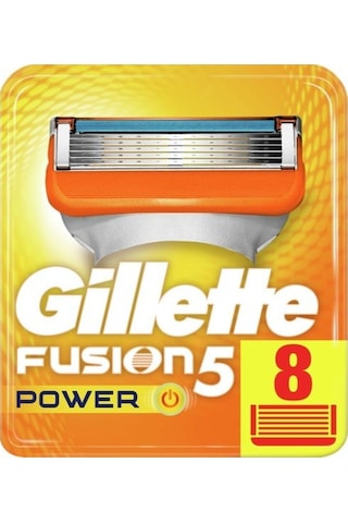 Gillette Fusion 5 Power 8'li Yedek Tıraş Bıçağı