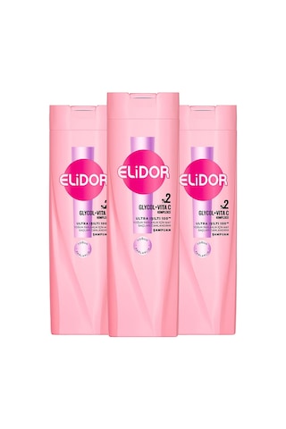 Elidor Saç Bakım Şampuanı Ultra Işıltı Yoğun Parlaklık 400 Ml X3