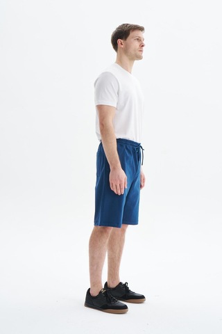 AR-MA Arma Erkek Regular Fit Basic Süprem % 100 Pamuk Arka Ve Yandan Cepli Şort Y29504279102 İndigo