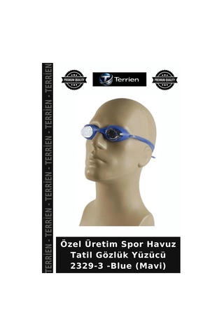 Özel Üretim Spor Havuz Tatil Gözlük Yüzücü 2329-3 -blue Mavi