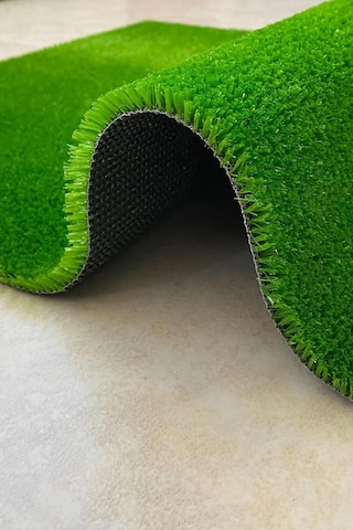 Grass Dekoratif Suni Çim Halı Balkon Bahçe Teras İç Dış Mekan Yeşil Yapay Çim Halı 7 Mm Yeşil 40 X 40 Standart