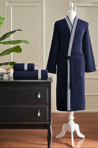 Özdilek Wonder Maskülen Kimono Bornoz L - Lacivert Lacivert