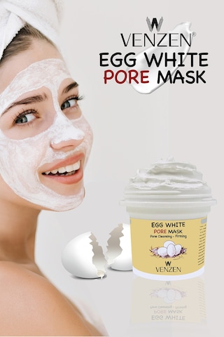 Egg White Yumurta Akı Maskesi-peeling,siyah Nokta,akne Temizleme,gözenek Sıkılaştırıcı 125g