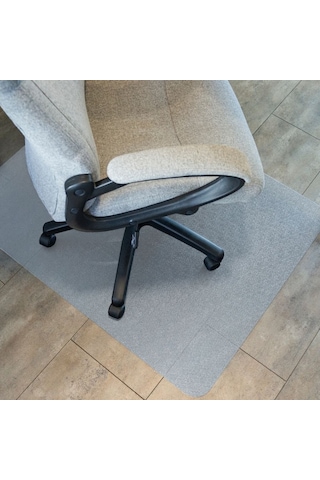 Florone Sandalye Altı Zemin Koruma Matı Parke Ve Halı Koruyucu Şeffaf Paspas 90 120 Cm