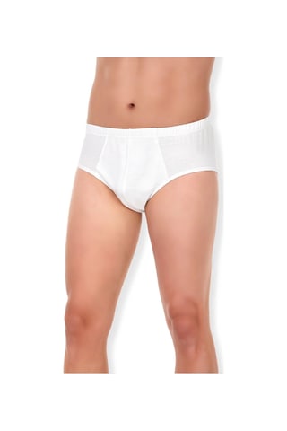 Yıldız Çamaşır Erkek Süprem Slip Külot 03-130-131 - 6 Adet Beyaz