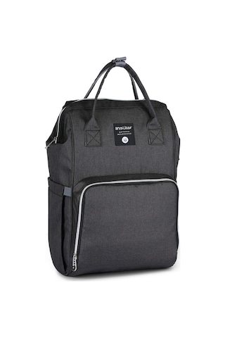 Novahub Moveevo Su Geçirmez Polyester Bebek Bezi Çantası - Kıyafetler Koruması Siyah