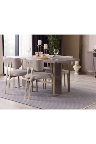 Weltew Home Latte Yemek Odası Takımı