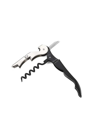 Epinox Garson Çakısı Tirbuşon Siyah Siyah Çelik