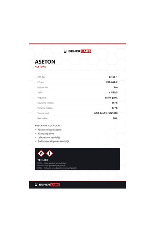 Beherlabs Aseton 30 L