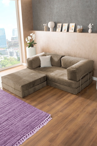 Argimo Godila Yatak Köşe Koltuk Bej