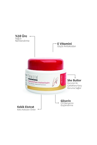 Thalia Üre & Shea Butter İçerikli Onarıcı El veAyak Çatlak Balmı 100 ML