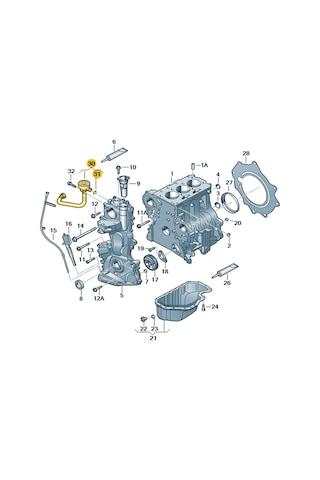 Skoda Fabia 2000-2004 1.2 Azq Motor Havalandırma Valfi 03e103201c