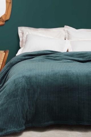 Karaca Home Joena Petrol Çift Kişilik Battaniye Petrol