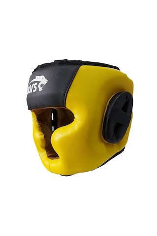 Parsspor Pars Protec Tam Koruyucu Kapalı Antrenman Kaskı Siyah Sarı