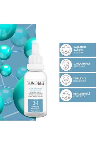 Clinic Lab Bitkisel Kök Hücre ve Somon Dna Cilt Serumu 50 ML
