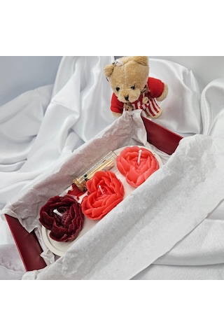 Love Box-3lü Soya Wax Mum Hediye Kutusu