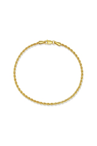 Altınkesesi 14 Ayar Altın Halat Burgu Bileklik