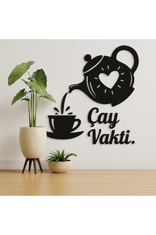 Büro Ev Ofis Hediyesi İçin Ahşap Mutfak Çay Vakti Duvar Dekoru Diğer