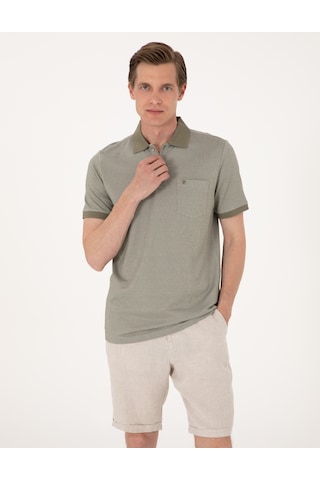 Pierre Cardin Erkek Haki Tişört 50306862-vr027
