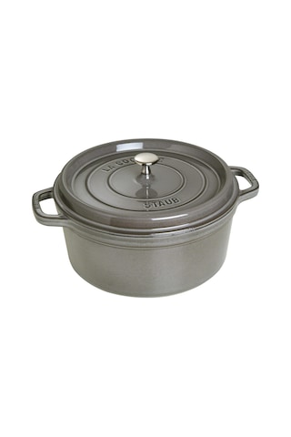 Staub 405093140 Döküm Tencere Yuvarlak Gri 28 CM