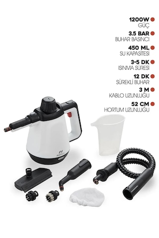 PiranTech CB-02A Buharlı Temizlik Makinası