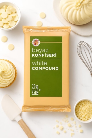 Altınmarka Beyaz Konfiseri Kaplama Çikolatası 2,5 Kg