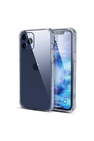 Apple Uyumlu iPhone 12 Pro Max Antishock Köse Korumali Seffaf Kapak Kilif 464042357